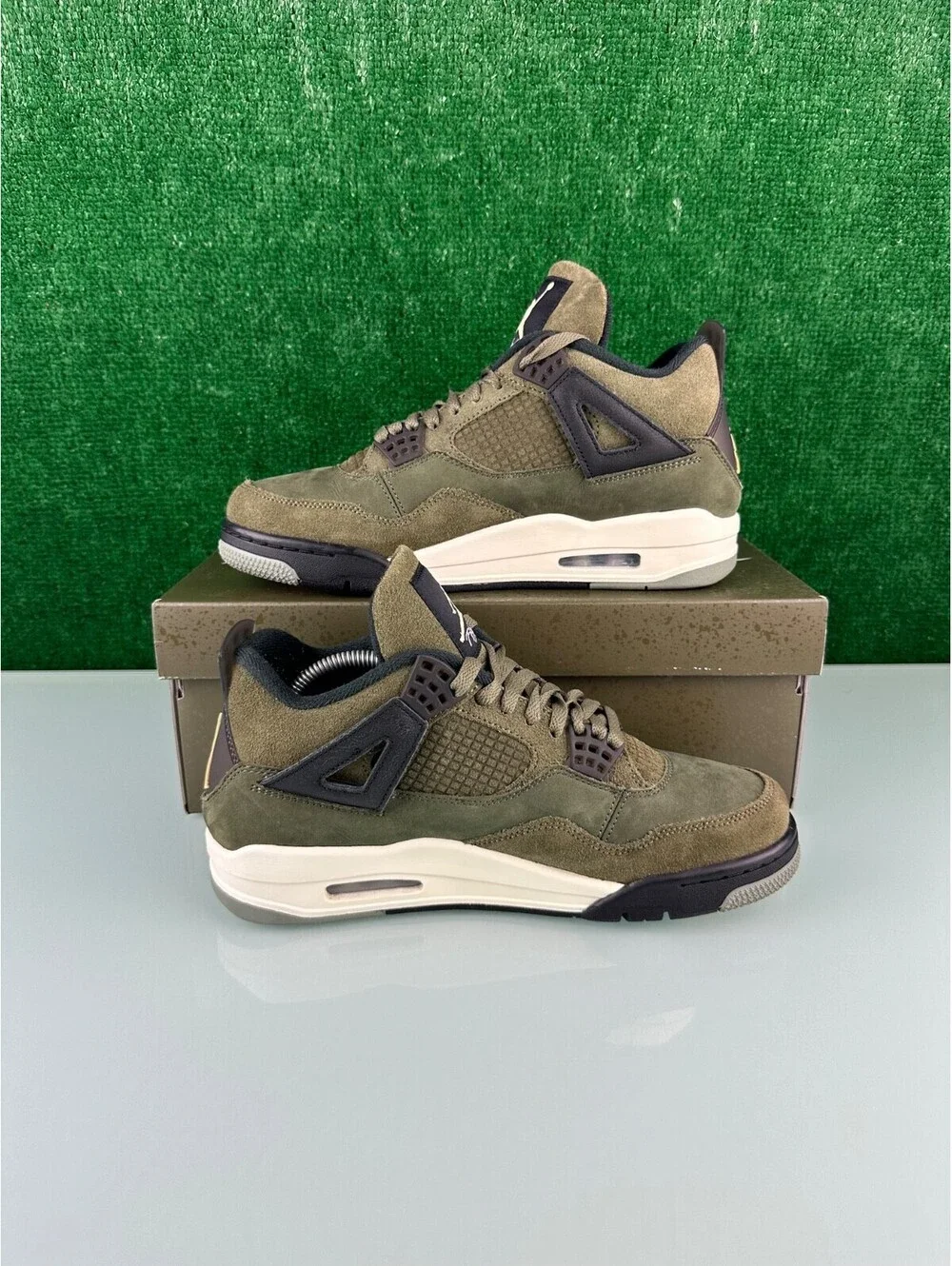 Size 9.5 - Jordan 4 SE Retro Low Craft - Olive (CLEAN!)